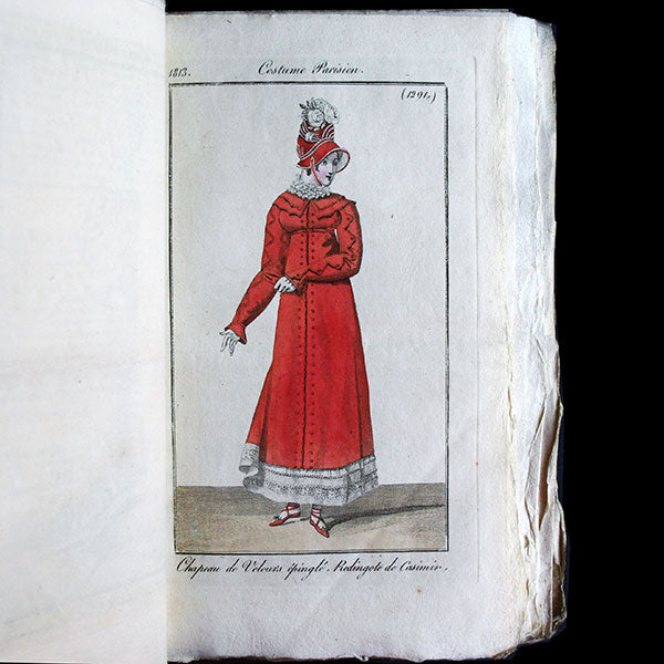 Le Journal des Dames et des Modes, Costumes Parisiens, réunion de 68 livraisons de la 17ème année (1813)