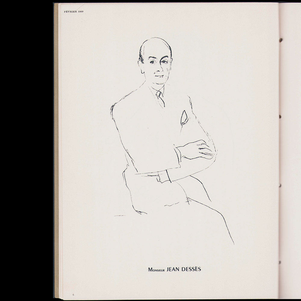 Trente créateurs de la mode parisienne vus par Eric présentés par Vogue (1949)