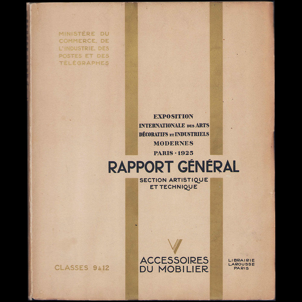 Exposition des Arts Décoratifs, Paris 1925 - Rapport Général, Accessoires du Mobilier