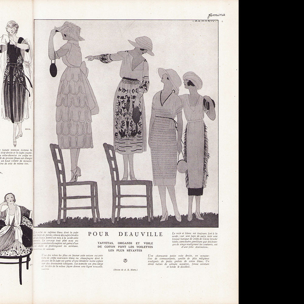 Fémina (août 1919), couverture de René Lelong