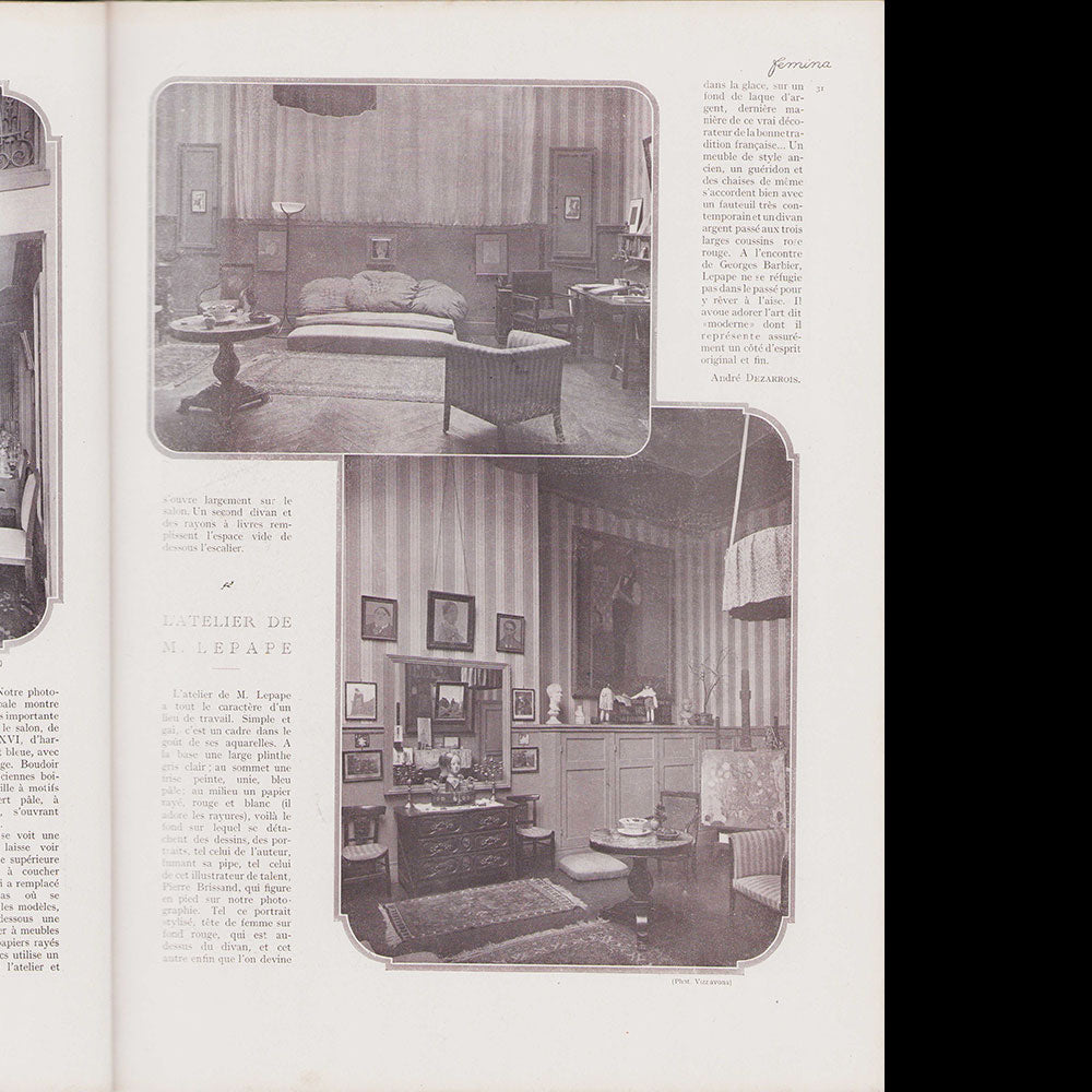 Fémina (mai 1919), couverture de Suzanne Minier