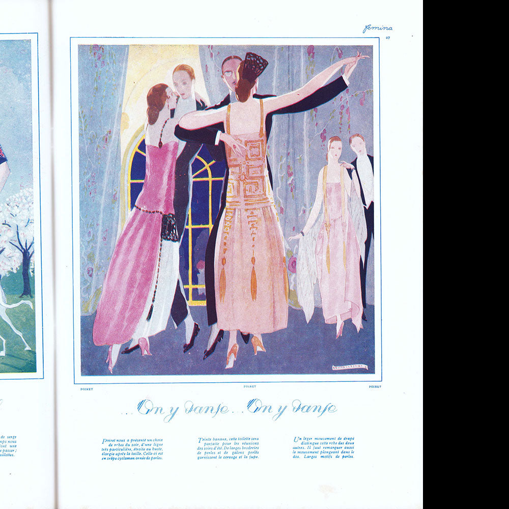 Fémina (avril 1922), couverture de Léon Benigni