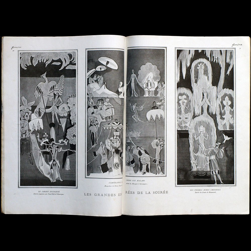 Fémina (août 1923), couverture d'André Pécoud