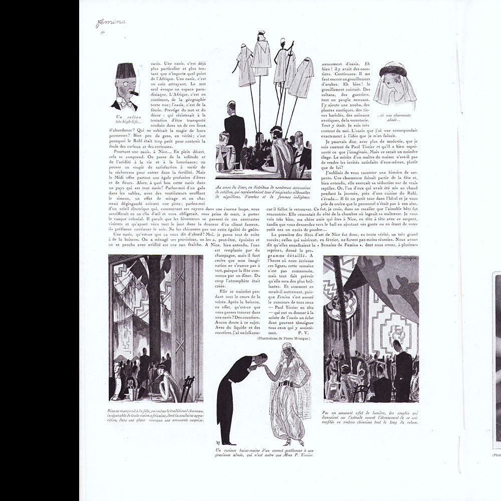 Fémina (mars 1925), couverture de Pierre Brissaud