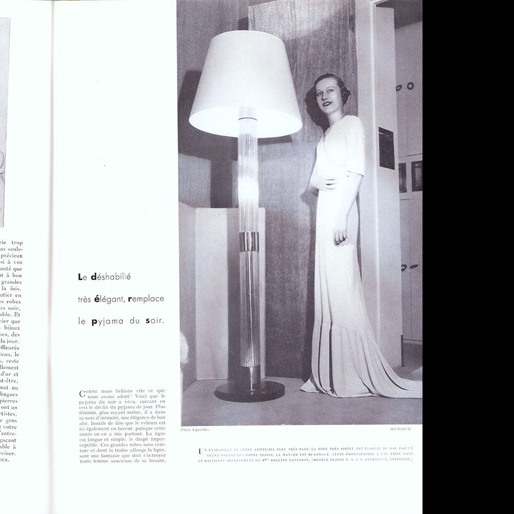 Fémina (novembre 1933), couverture de Léon Bénigni