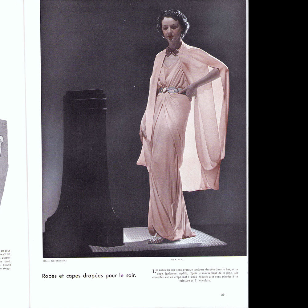 Fémina (avril 1936), couverture de Joffé Monneret