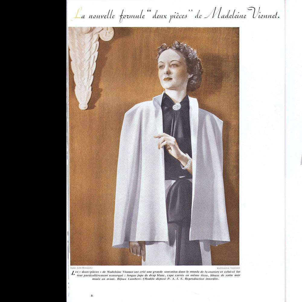 Fémina (avril 1936), couverture de Joffé Monneret