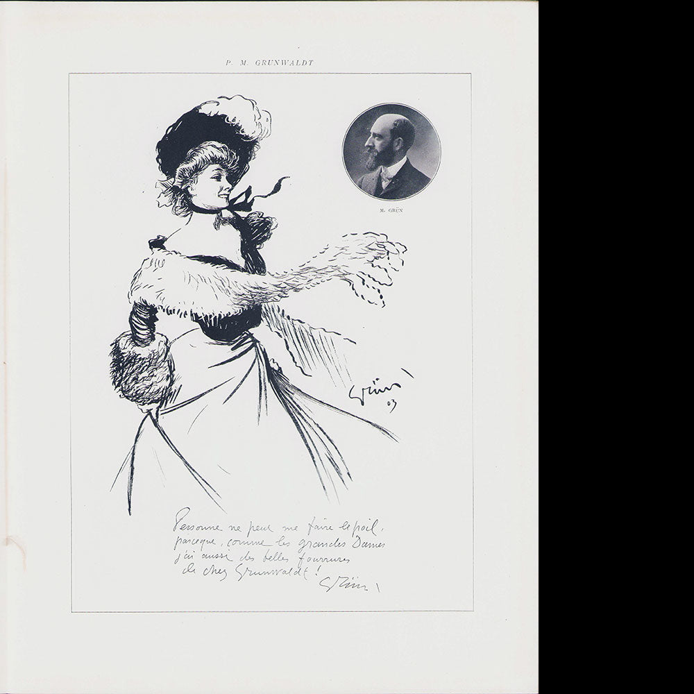 Le Figaro-Modes, novembre 1903, couverture de Valentino