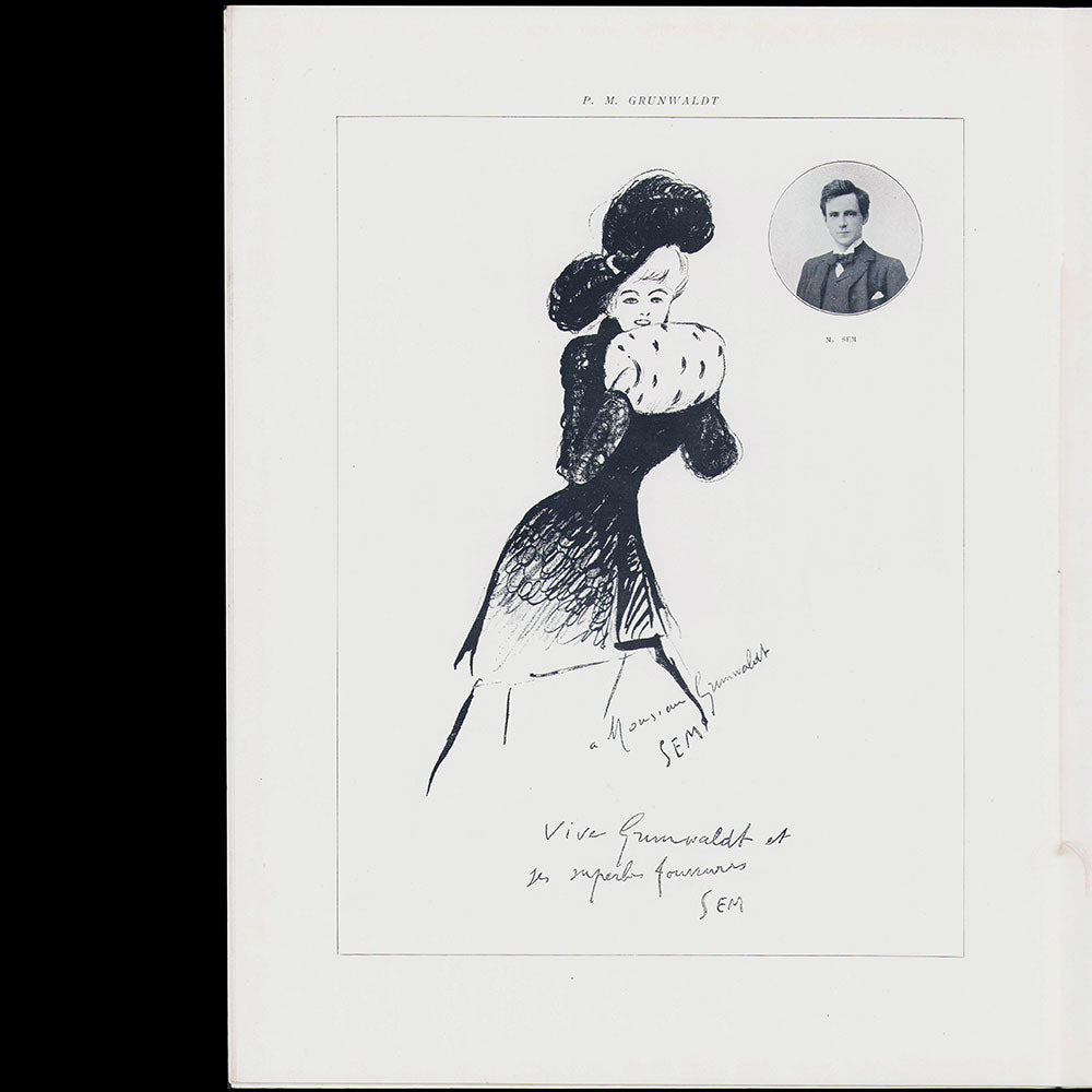 Le Figaro-Modes, novembre 1903, couverture de Valentino
