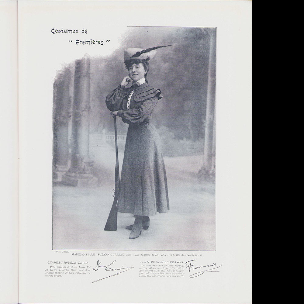 Le Figaro-Modes, novembre 1903, couverture de Valentino