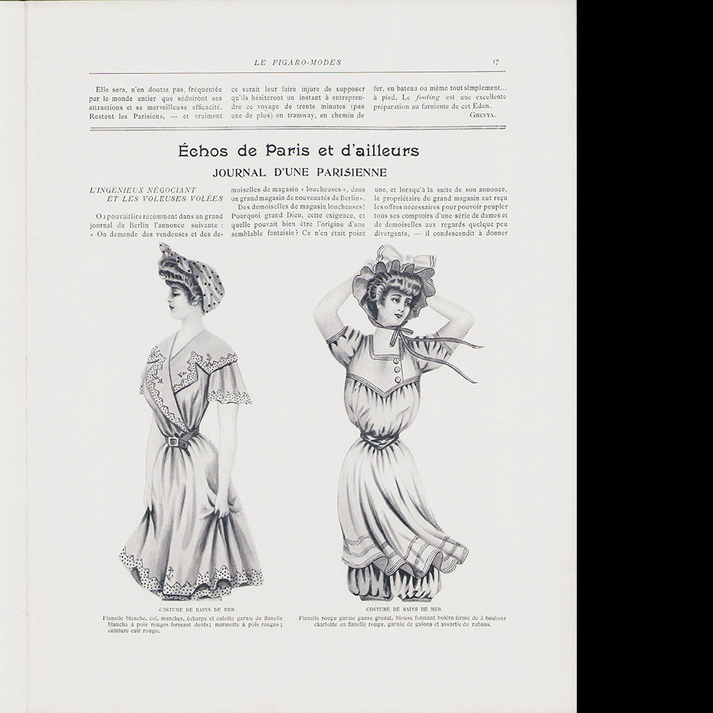 Le Figaro-Modes, août 1904, couverture de Raoul du Gardier
