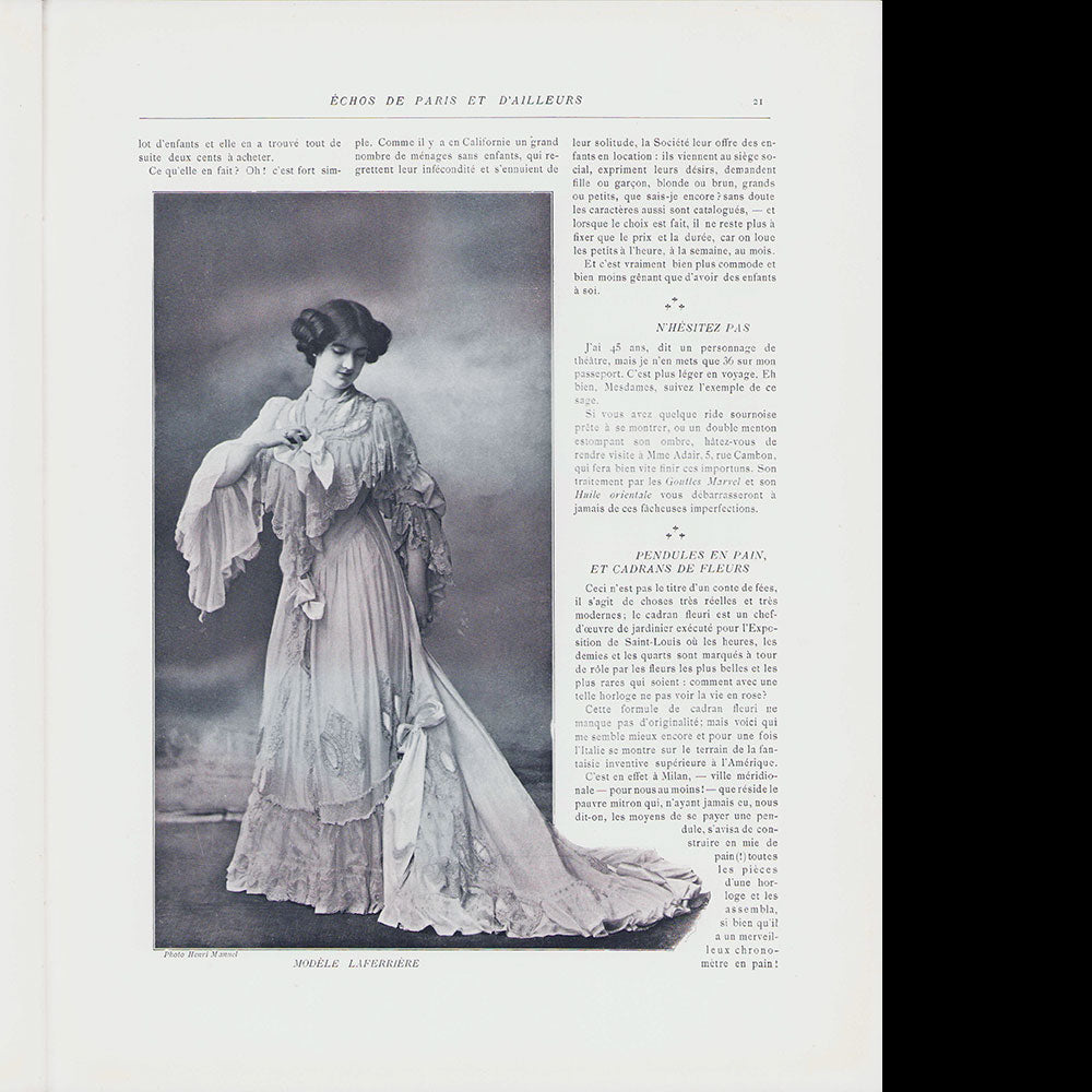 Le Figaro-Modes, juillet 1904, couverture de Vallet Bisson