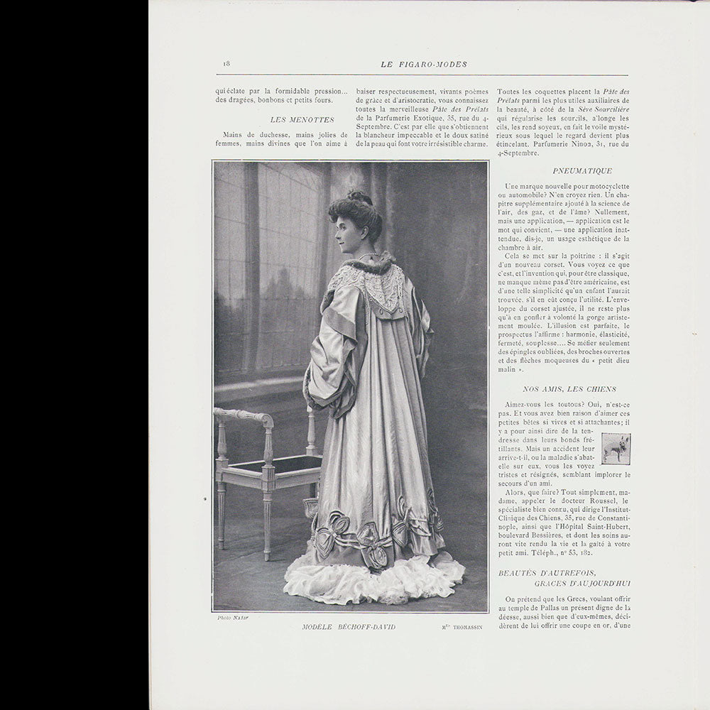 Figaro-Modes, November 1904, cover by Juliette Dubufe-Wehrlé