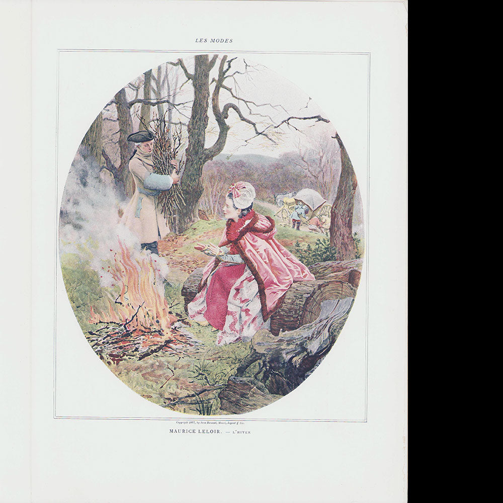 Le Figaro-Modes, février 1905, couverture de Vincent-Anglade