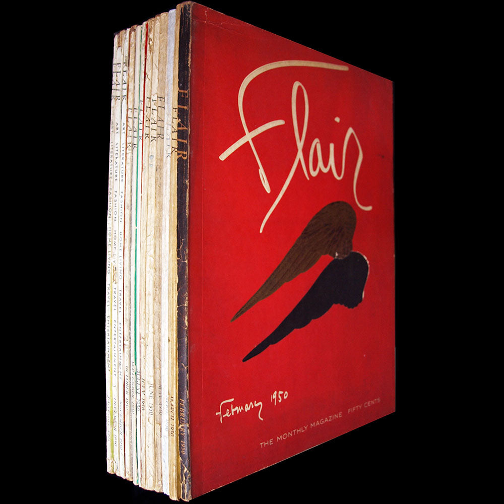 Flair - Collection complète des 12 numéros de février 1950 à janvier 1951