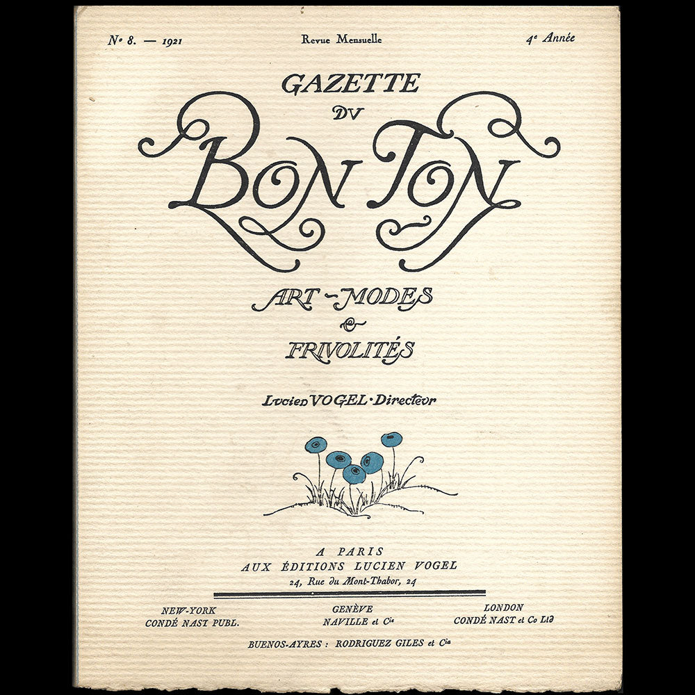 Gazette du Bon Ton (n°8, 1921)