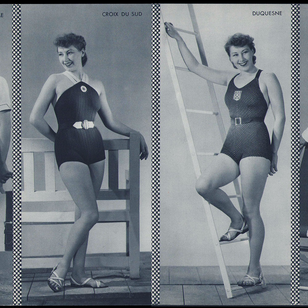 Hermès - Dépliant de modèles pour la plage (1930s)