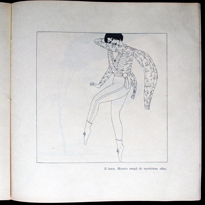 Nijinsky - Six vers de Jean Cocteau, Six dessins de Paul Iribe (1910)