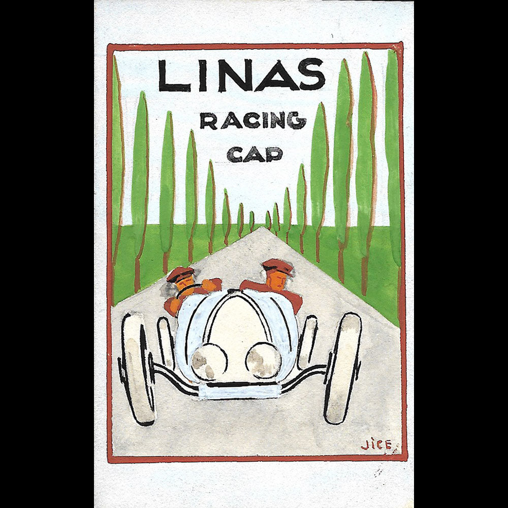 Jicé - Recueil de 25 dessins originaux de casquettes (1936)