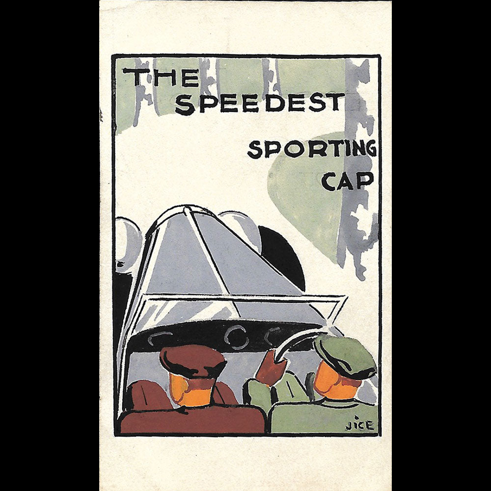 Jicé - Recueil de 25 dessins originaux de casquettes (1936)