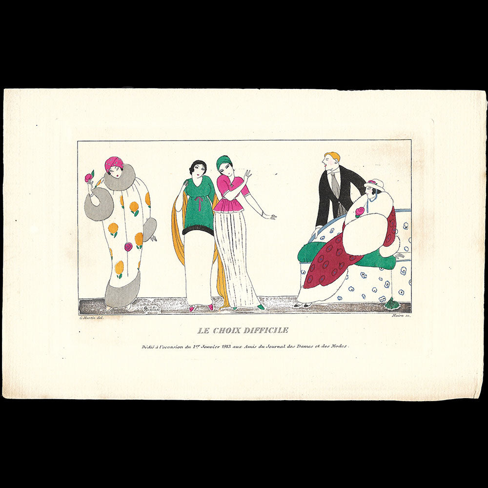 Le Journal des Dames et des Modes, Costumes Parisiens, n°22, 1913