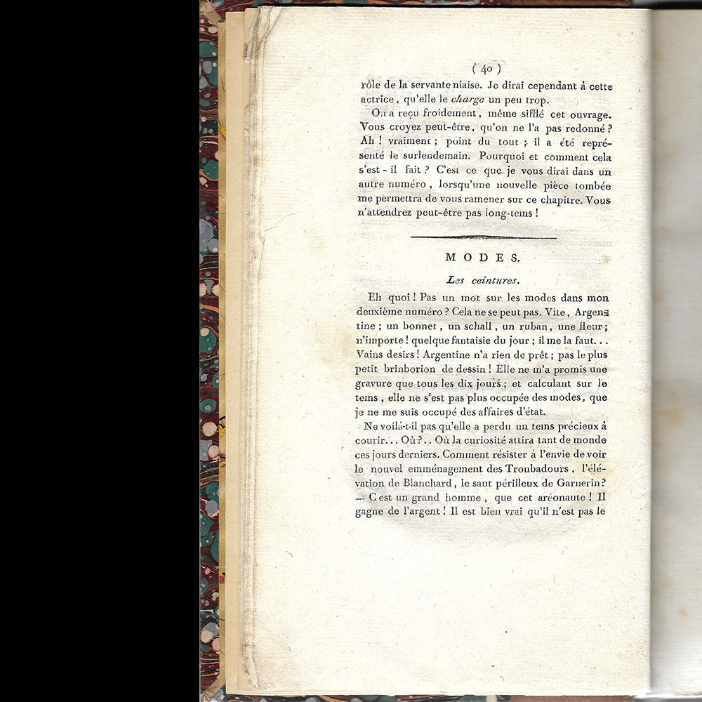 L'Arlequin, ou Tableau des Modes et des Goûts, Réunion de 13 livraisons (1799)