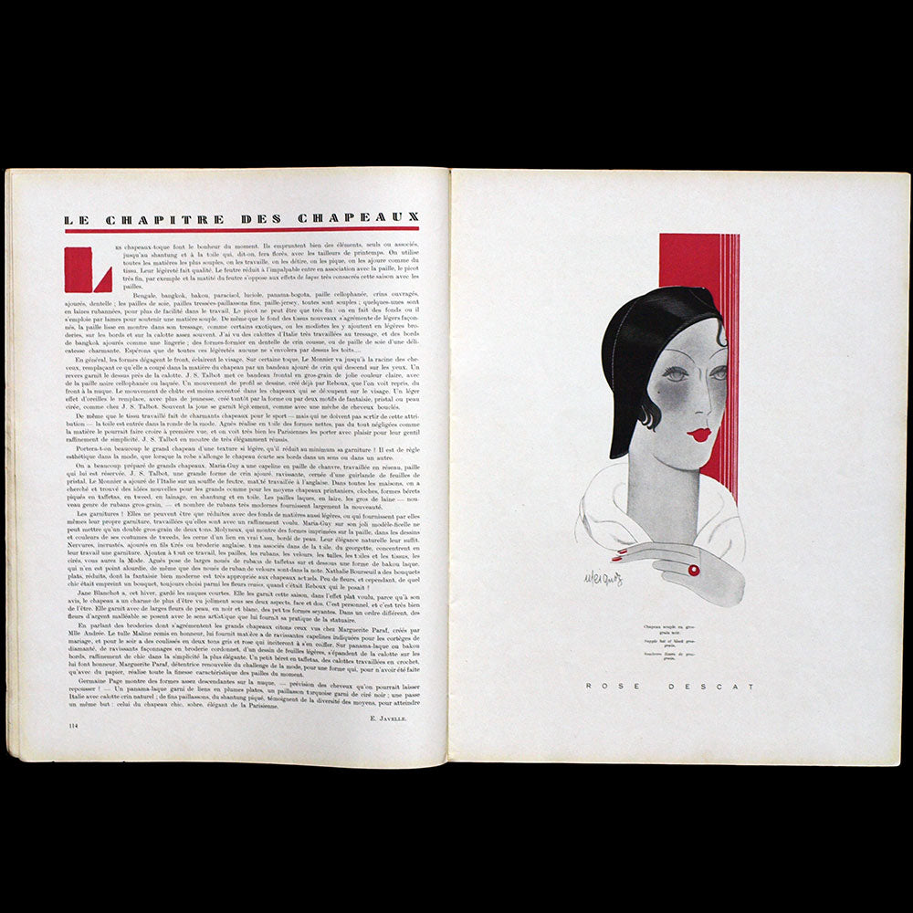 L’Art et la Mode (5 février 1930), couverture de Soulié