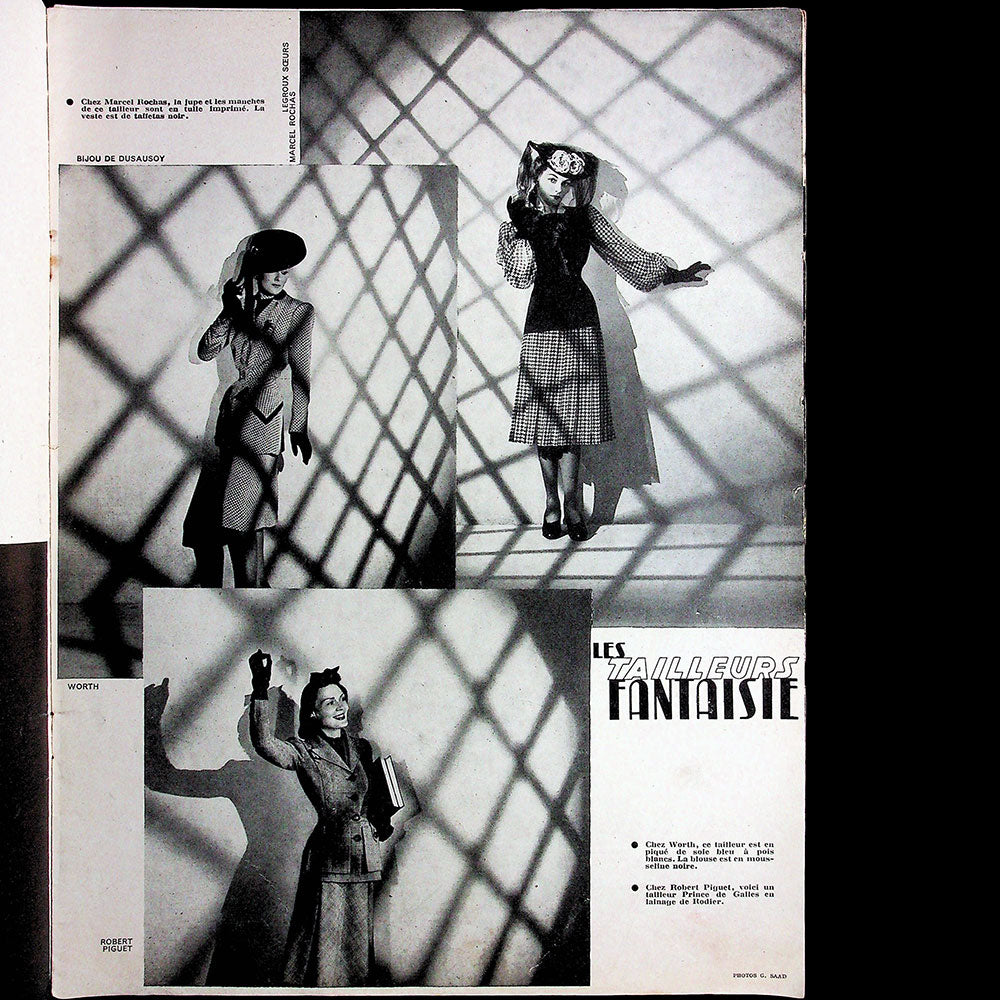 L’Art et la Mode (juin 1942), couverture de Pinta