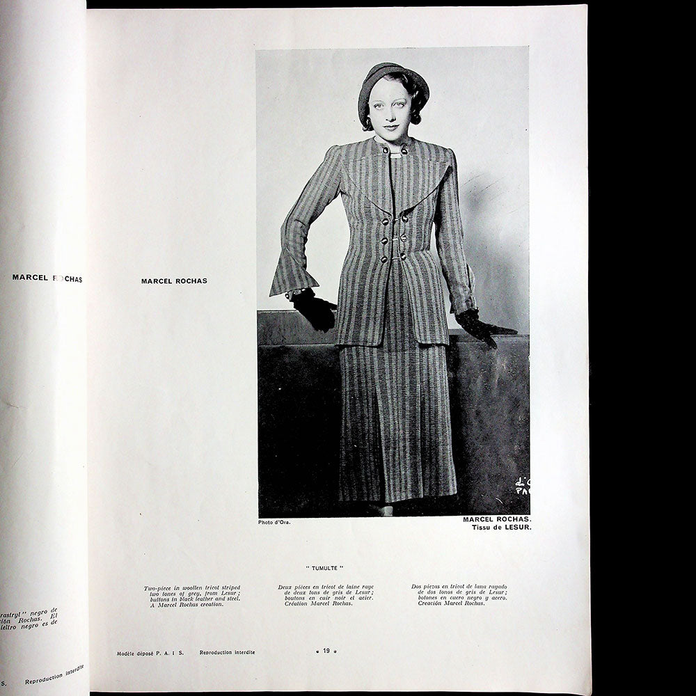 L'Officiel de la mode et de la couture de Paris - janvier 1934