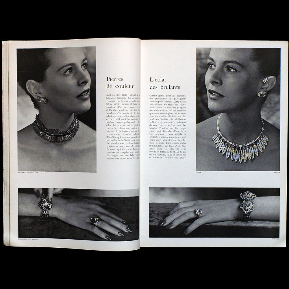 L'Officiel de la Couture et de la Mode de Paris (décembre 1949), couverture de Gruau