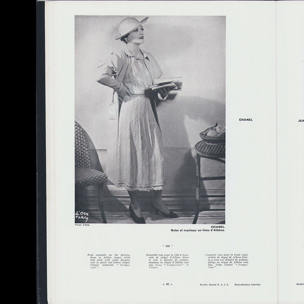 L'Officiel de la mode et de la couture de Paris - avril 1935