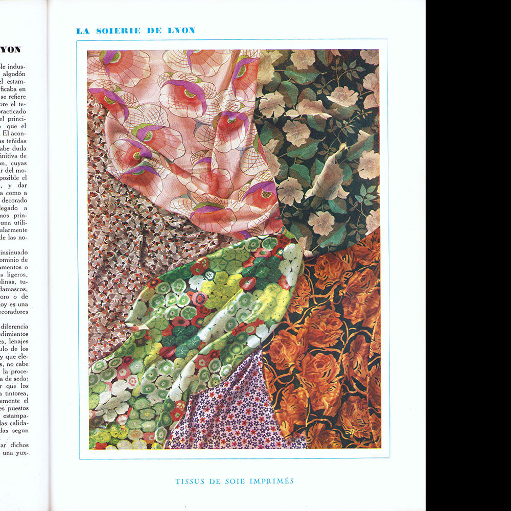 La Soierie de Lyon, mai 1928 - Numéro spécial consacré aux soies imprimées