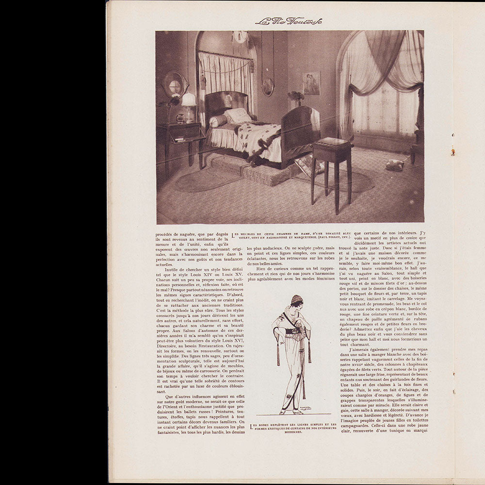 La Vie Heureuse, 5 février 1914, couverture de Brunelleschi