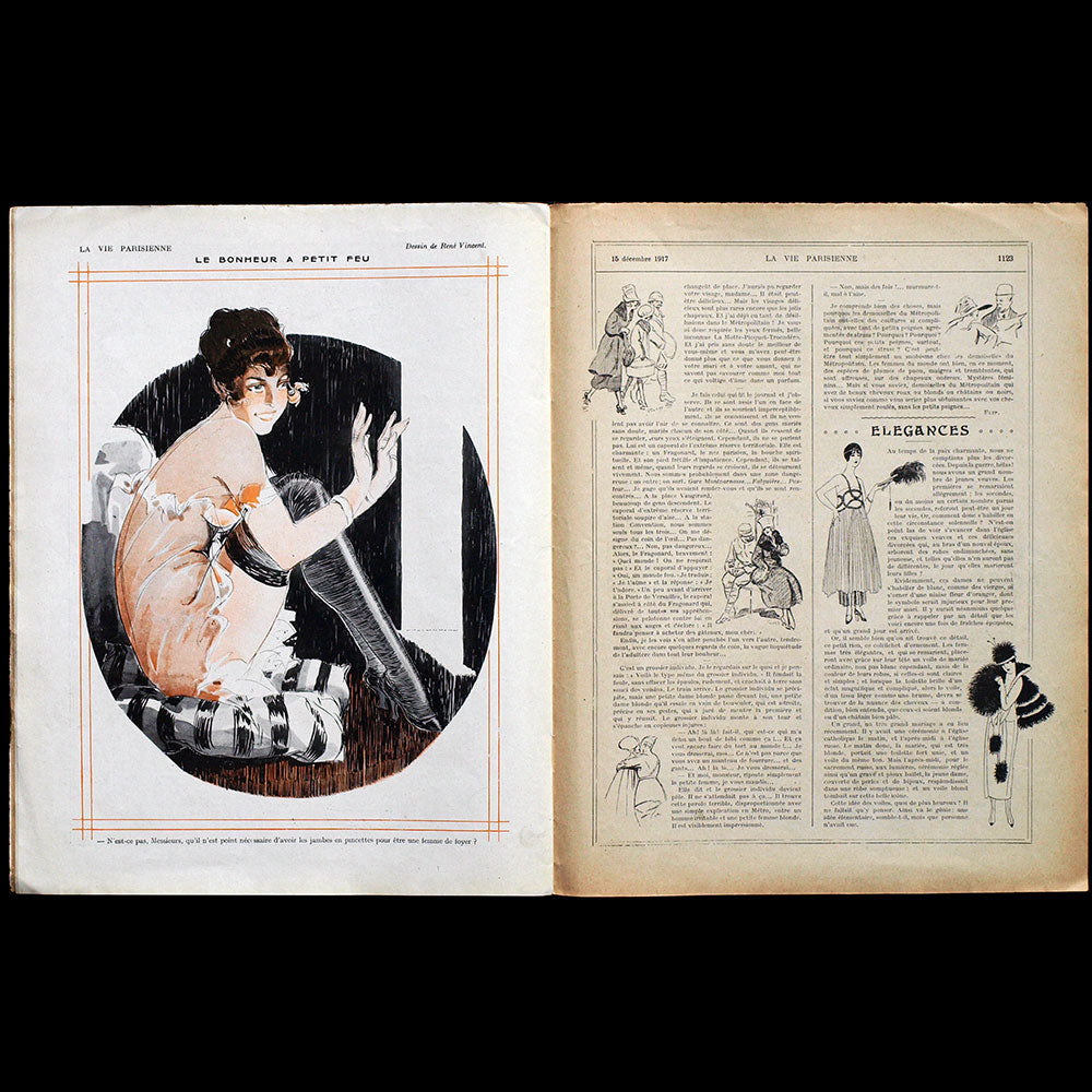 La Vie Parisienne, 15 décembre 1917, couverture de Herouard