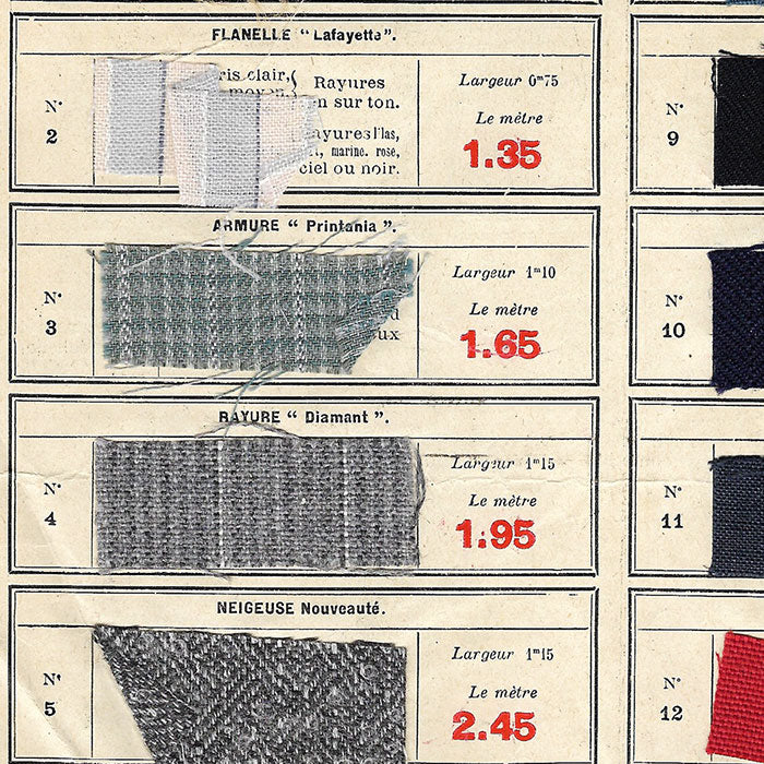 Galeries Lafayette - Supplément échantillonné au catalogue général (1911)