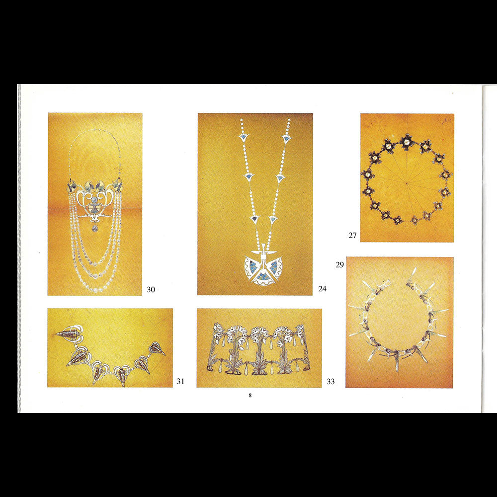 Lalique, dessins originaux de joaillerie, bijoux de verre, catalogue de vente du 30 octobre 1995