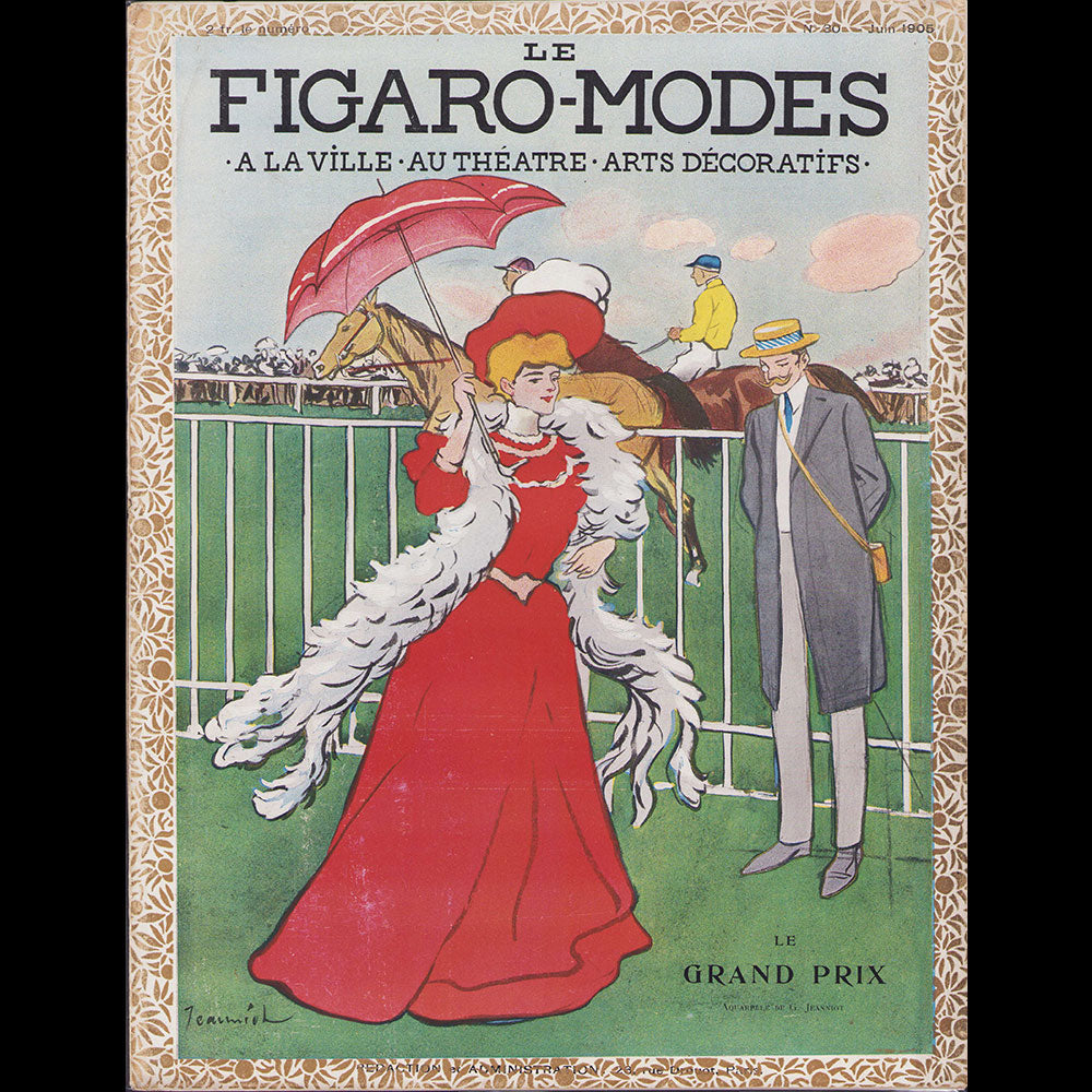Le Figaro-Modes, juin 1905, couverture de Jeanniot
