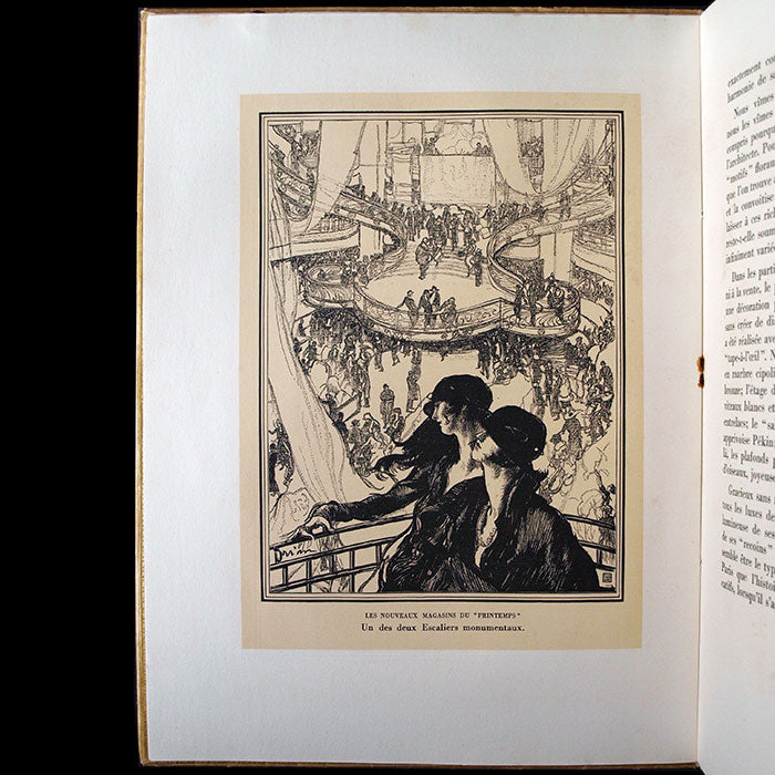 Le Printemps - Plaquette pour l'inauguration des nouveaux magasins illustrée par Drian (1924)