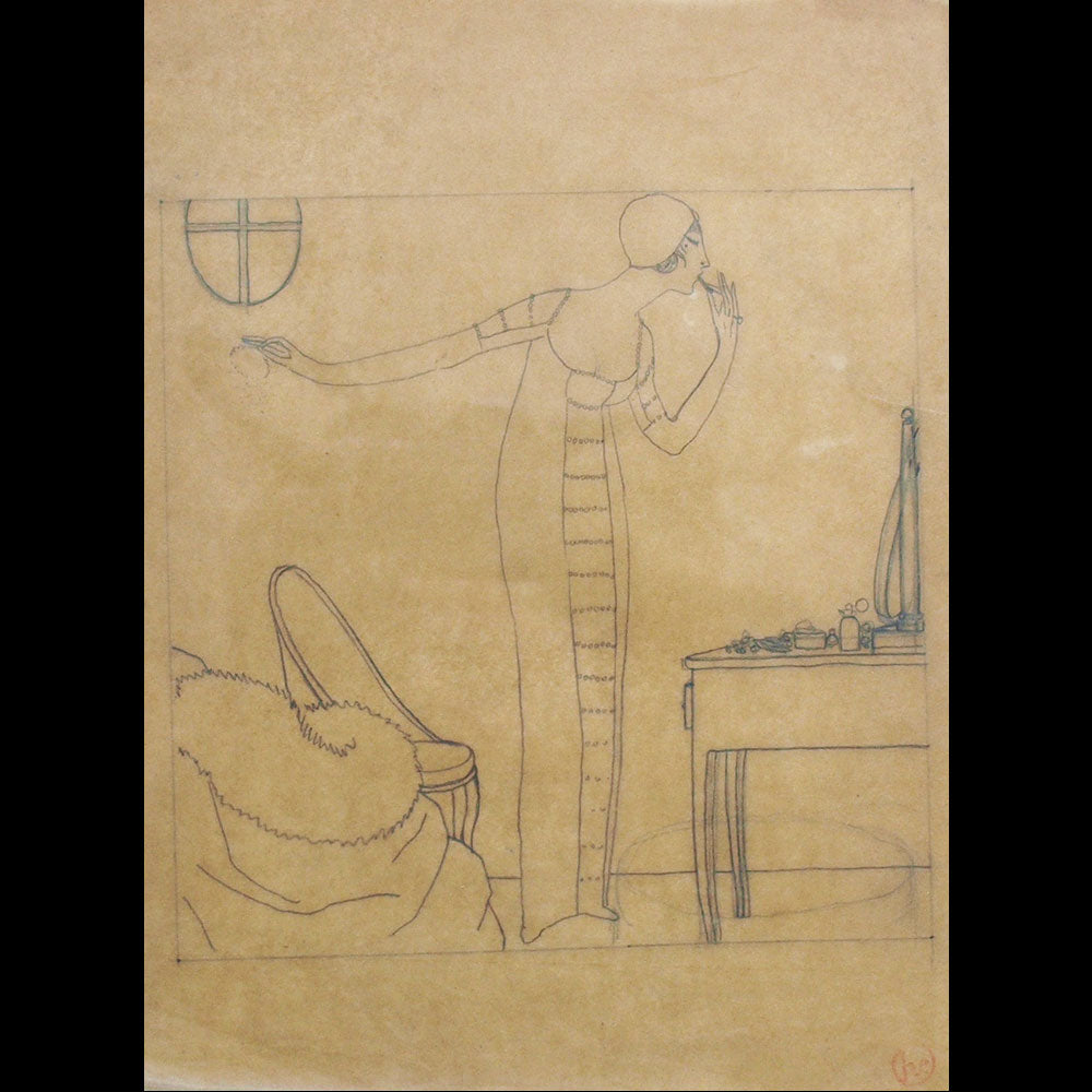 Projet d'illustration de Georges Lepape (1911)