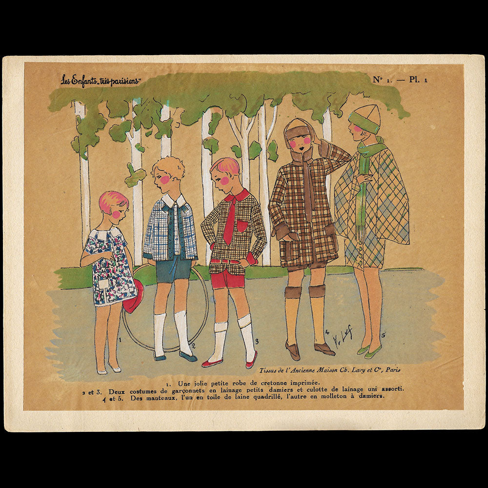 Les Enfants Très Parisiens (Printemps 1925)