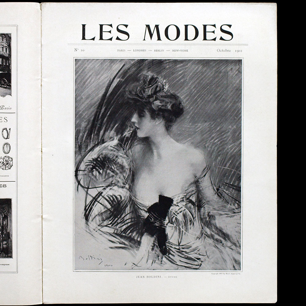 Les Modes (octobre 1901), couverture de Gainsborough