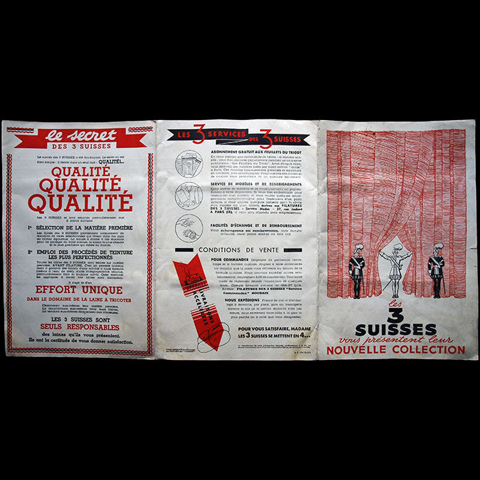 Les Trois Suisses vous présentent leur nouvelle collection (circa 1930s)