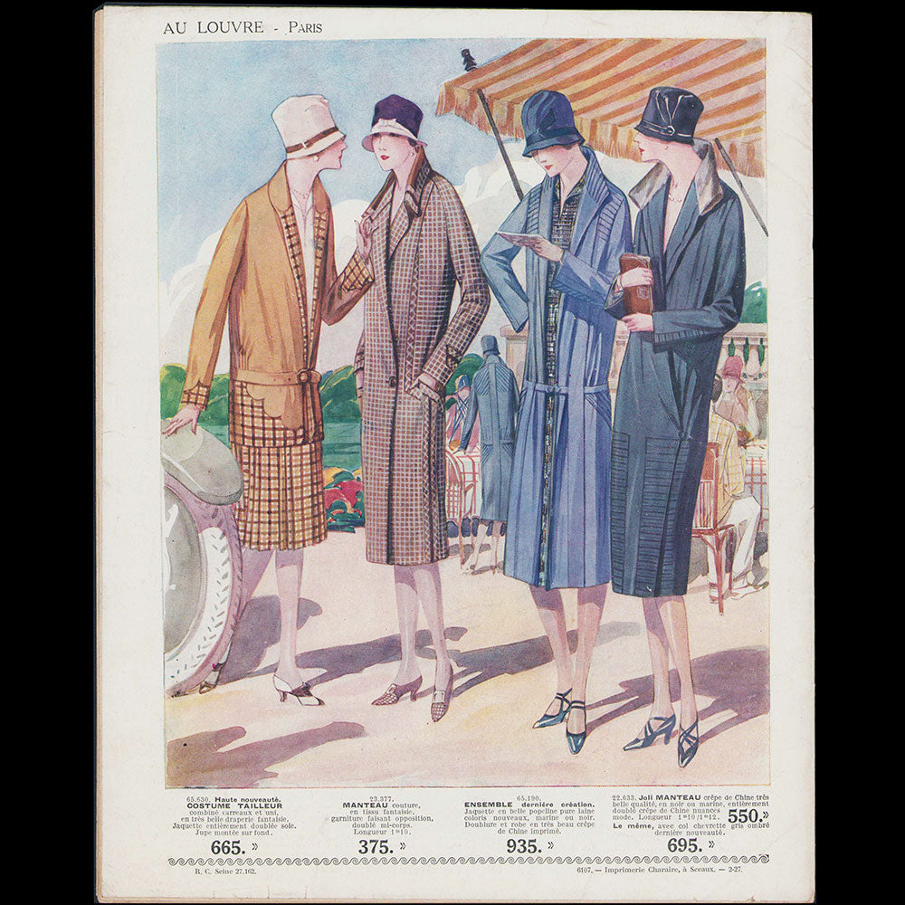 Grands Magasins du Louvre - Catalogue illustré par André-Edouard Marty (1927)