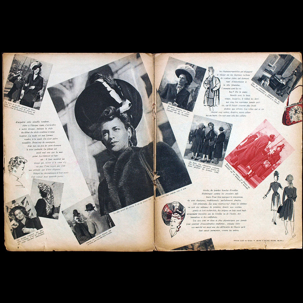 Marie-Claire (1er avril 1943) - Les modistes aiment leurs chapeaux sur les autres