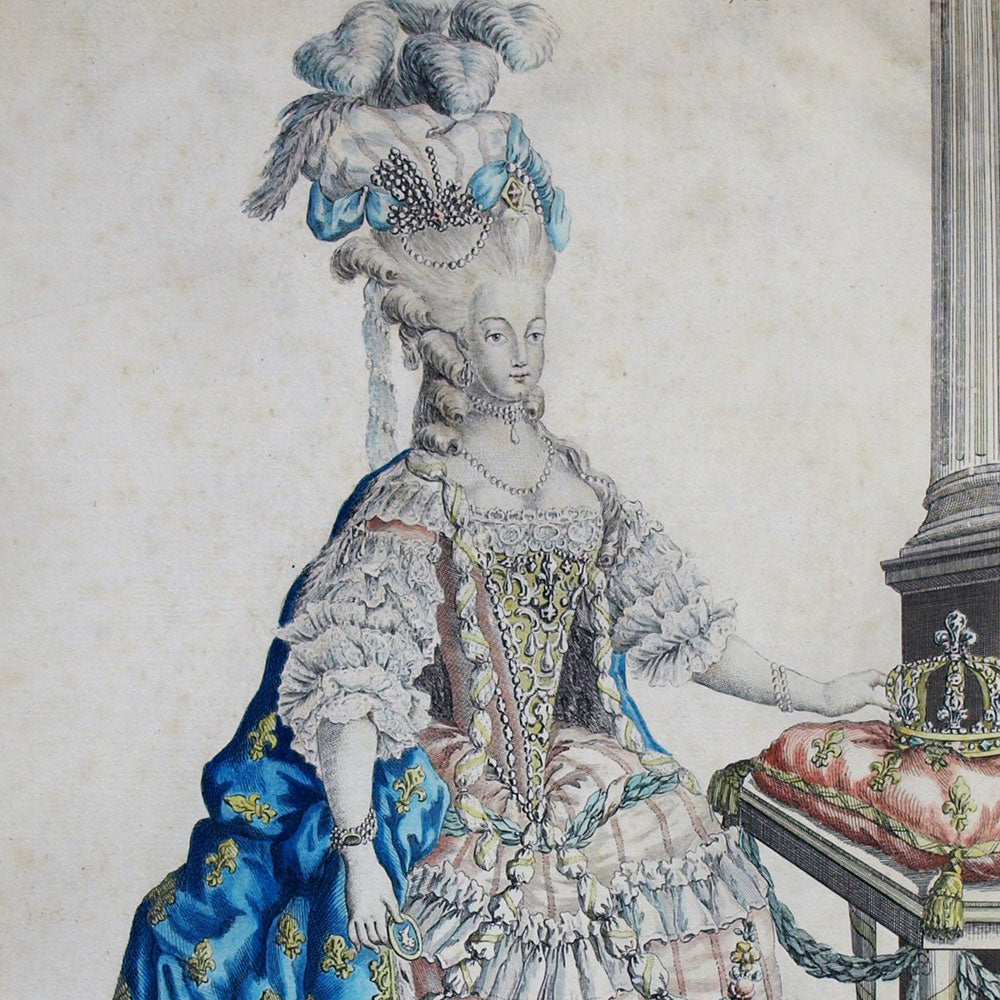 Mondhare - Collection de la Parure des Dames - Marie-Antoinette en Habit de Cour (circa 1782)