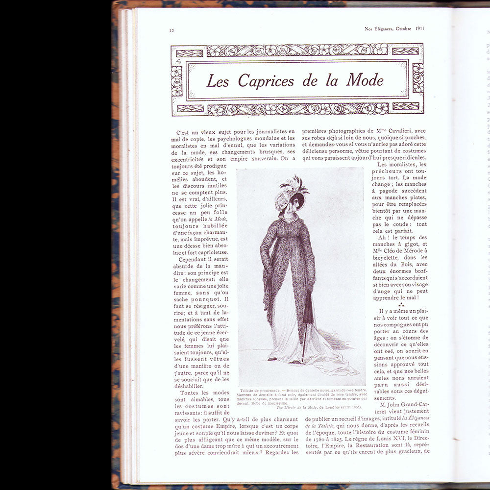 Nos Elégances & la Mode Masculine - Réunion des 5 numéros, août-décembre 1911