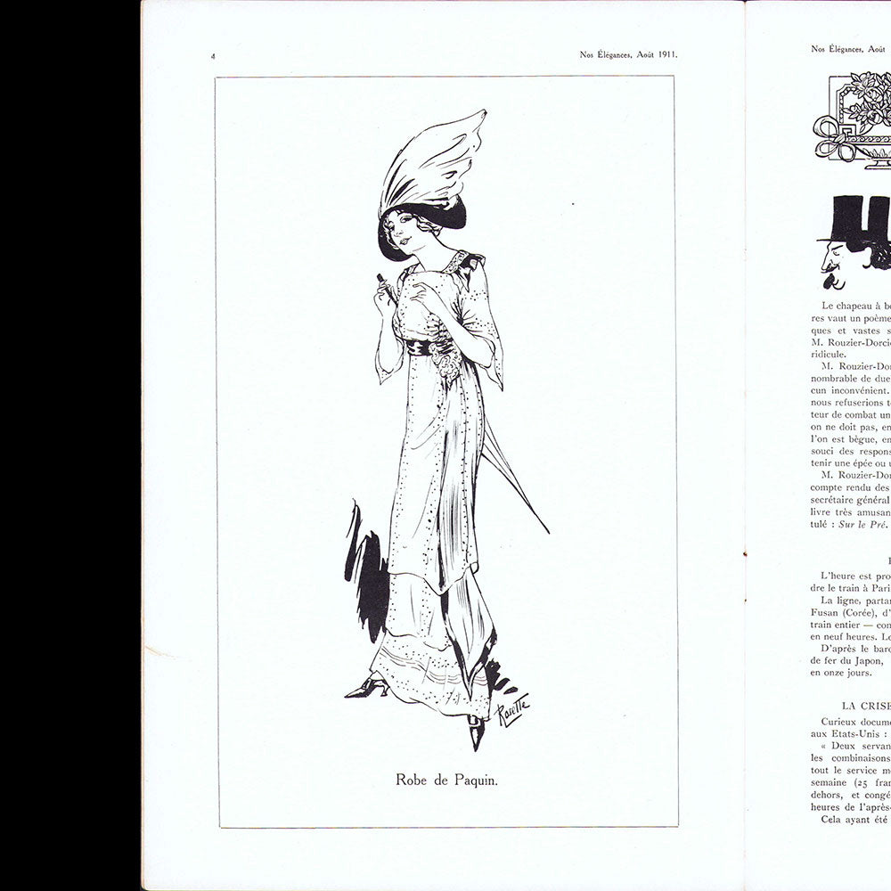 Nos Elégances & la Mode Masculine, n°1 (1911, août)
