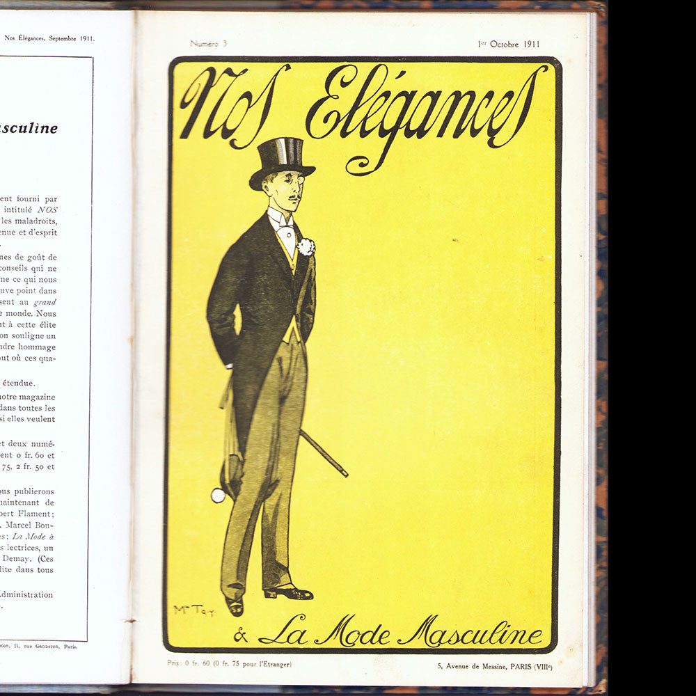 Nos Elégances & la Mode Masculine - Réunion des 5 numéros, août-décembre 1911