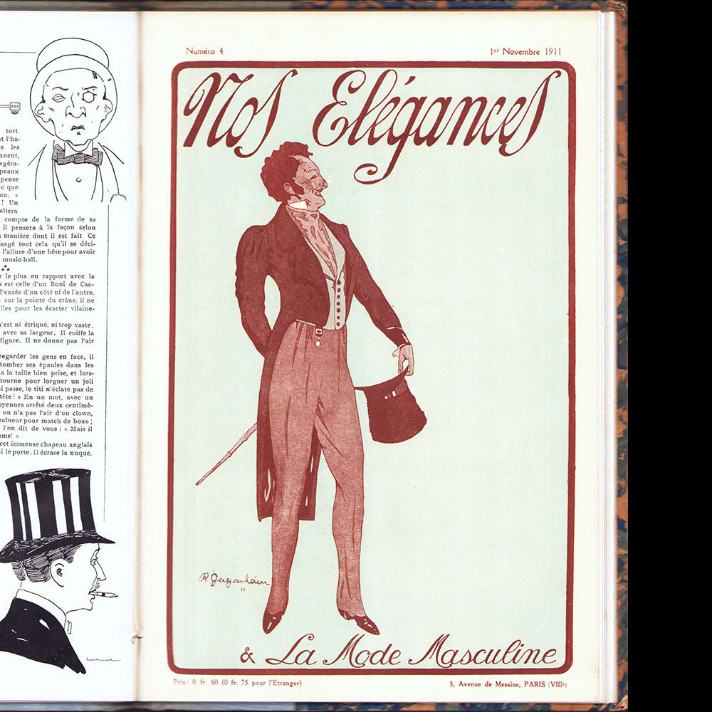 Nos Elégances & la Mode Masculine - Réunion des 5 numéros, août-décembre 1911