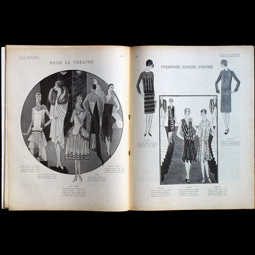 Nos Loisirs, (novembre 1927), couverture de Robert Mahias